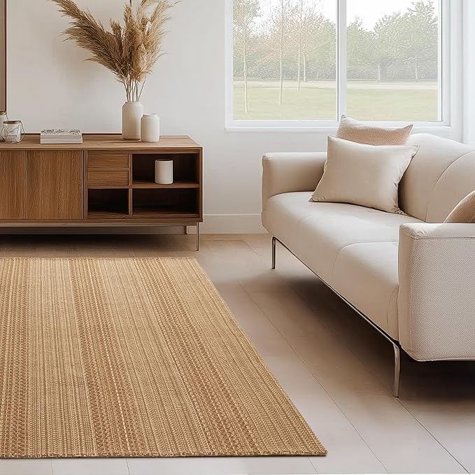 MatEssenz 6x9 Area Rugs for Living Room – Machine Washable Boho Woven Rug - Image 8