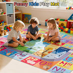 UKISS ABC Kids Rug, Toddler Educational Play Rug - Image 4