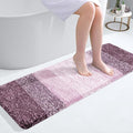 OLANLY Bathroom Runner Rugs Mat 47x17, Extra Soft Absorbent Microfiber Bath Rugs by OLANLY