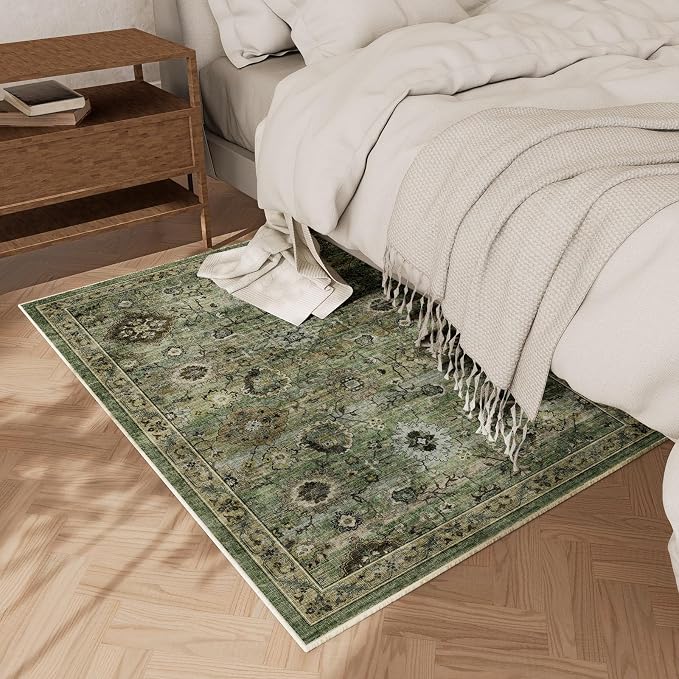 Machine Washable Small Rugs for Kitchen: Door Mat Indoor Entrance 2x3 Throw Rug - Image 2