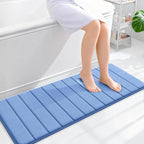 OLANLY Memory Foam Long Bathroom Rugs Runner 47x17, Super Soft Absorbent Bath by OLANLY