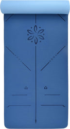 YOGATI® Yoga Mat with Strap with Alignment Lines. Home Workout Mat - Image 2