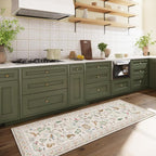 Machine Washable Kitchen Runner Rugs: 2'6"x8' Hallway Runner Non Slip Low Pile - Image 8