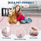 GarveeHome Scalloped Living Room Rug 5x7 Area Rug Washable Area Rug - Image 7