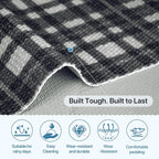 GENIMO Christmas Door Mat 18X30 Inch Buffalo Plaid Christmas Decor Rug Outdoor - Image 3