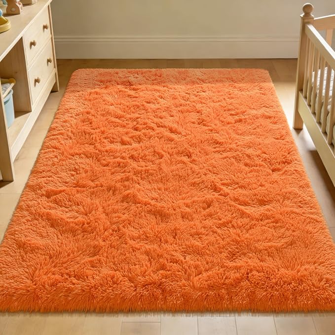 Andecor Soft Fluffy Bedroom Rugs, 3 x 5 Feet Indoor Shaggy Plush Area Rug - Image 8