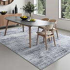 Toneed Abstract Area Rug Modern Washable Rug Soft Non Slip Rug Low Pile - Image 2