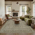 Rugxara 6x9 Area Rugs for Living Room Bedroom, Large Washable Rug, Olive by Rugxara