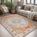 Lessymo 5x7 Area Rugs- Machine Washable Area Rugs, Super Soft Faux-Wool Area Rug by Lessymo