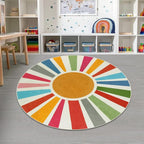 STARUIA Round Boho Rug 6 Ft Washable Round Area Rug - Image 3