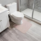 Bosap Toilet Rugs U Shaped Bathroom Rug, Machine Washable Non Slip Quick Dry - Image 6