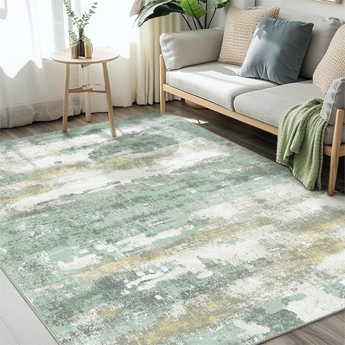 BEIMO Area Rugs 6x9 for Living Room Bedroom, Modern Abstract Machine Washable by BEIMO