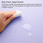 Extra Wide Yoga Mat 72" x 32", 6mm Non Slip TPE Exercise Mat - Image 7