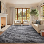 9x12 Ft Extra Large Shag Rugs for Living Room, Ultra Soft Fluffy Furry Area by Cuzwlovita