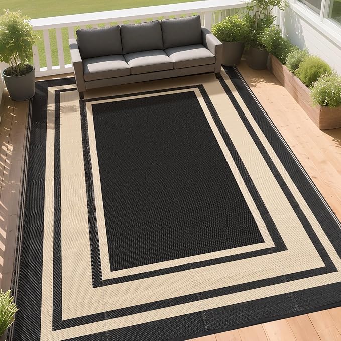 RURALITY Outdoor Rugs 8x10 Waterproof - Image 3