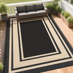 RURALITY Outdoor Rug 9x12 Waterproof - Image 3