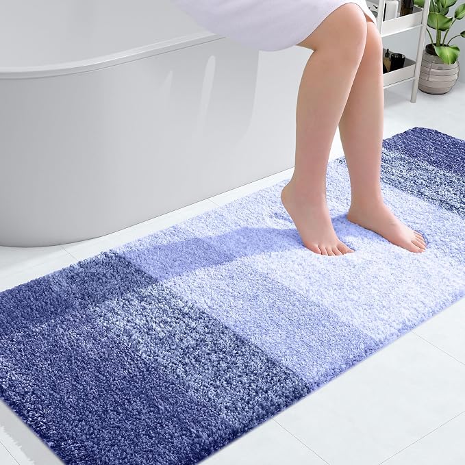 OLANLY Bathroom Runner Rugs Mat 59x24, Extra Soft Absorbent Microfiber Bath Rugs by OLANLY