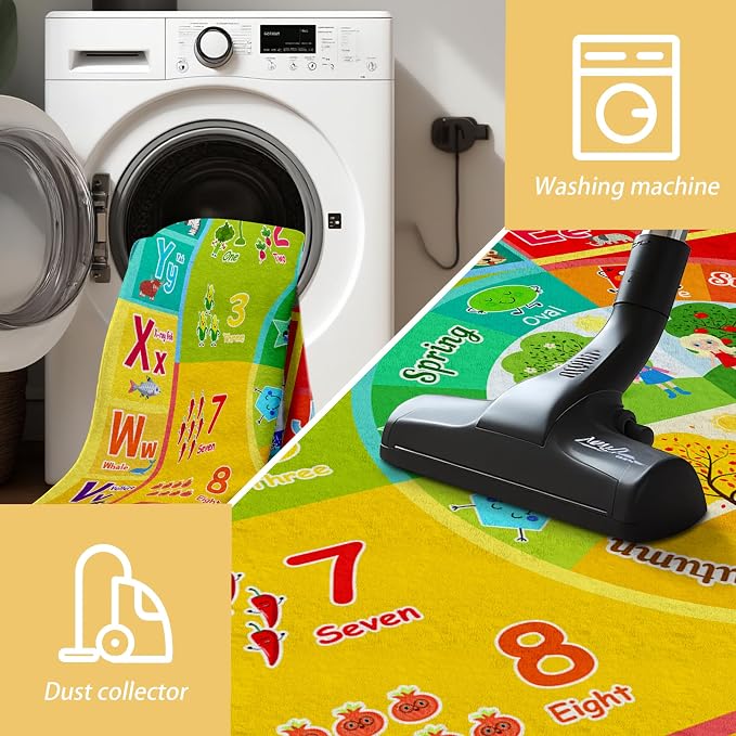 3x5 Small Kids Classroom & Playroom Rug - Image 4