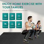 Large Exercise Mat, High-Density Gym Mats Cardio Mat - Image 2