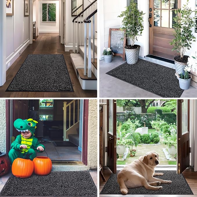 Mibao Front Door Mat Indoor Entrance, Welcome Mat - Image 7