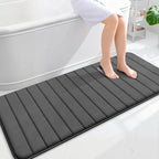 OLANLY Memory Foam Long Bathroom Rugs Runner 59x24, Super Soft Absorbent Bath by OLANLY