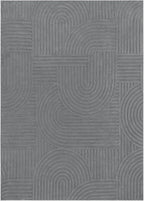 Pauwer 5x7 Washable Area Rugs for Living Room Modern Grey Solid Color Soft - Image 8