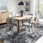 RELEANY Washable Area Rugs 6'x8' Non-Slip Modern Abstract Soft - Image 6