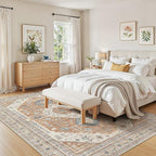 9x12 Washable Area Rug, Large Rugs - Image 7