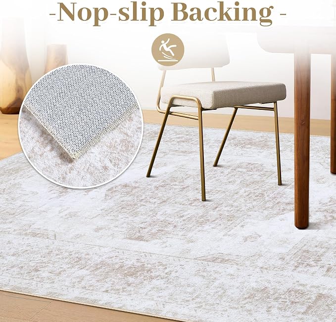 XLUEZ Runner Rug 2x6 Vintage Rugs, Machine Washable Kitchen Runner Retro - Image 6