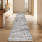 2x10 Runner Rug Non-Slip，Modern Abstract 10ft Washable Runner Rugs by Unknown