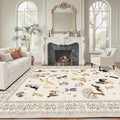 Washable 6x9 Dog Area Rugs, Soft Bedroom Rug by WelcometoBabovid