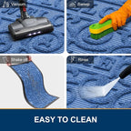 Smiry Welcome Door Mat Outside Entrance, Heavy Duty Trap Dirt and Moisture Easy - Image 6