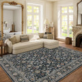 Washable Area Rugs for Living Room: 6x9 Bedroom Rug Vintage Boho Area Rug Stain by palohom
