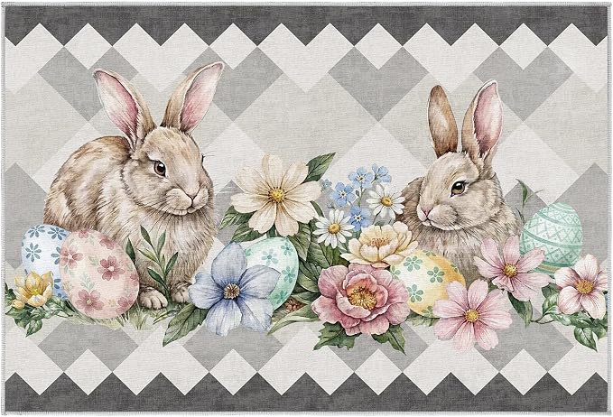 cotiled Area Rug for Living Room, Washable Non-Slip Large Area Rug, Indoor - Image 9