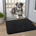 Smiry Dog Door Mat for Muddy Paws 24x16, Absorbent Dirt Trapper, Non-Slip by Smiry
