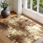 RELEANY Washable Area Rugs 3'x5' Non-Slip Modern Abstract Soft - Image 3