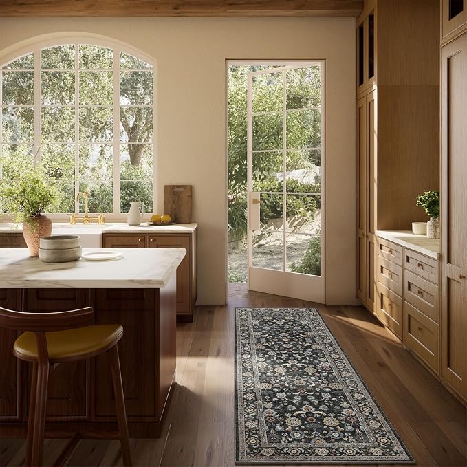Washable Runners for Hallways Kitchen Rug: 2'6"x8' Runner Rugs Stain Resistant - Image 7