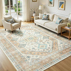 Lofus Vintage Living Room Rugs 5x7, Soft Machine Washable Area Rug by Lofus