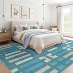 cotiled 10x12 Area Rugs Living Room Rug: Washable Boho Rugs - Image 3