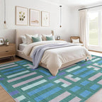 cotiled 6x9 Area Rugs Living Room Rug: Washable Boho Rugs - Image 3