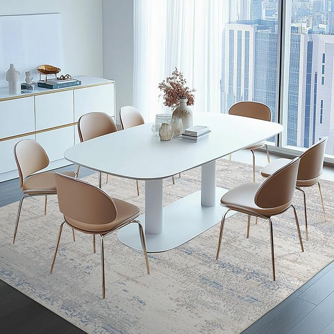 Washable Rugs 8x10 Area Rugs for Living Room- Modern Abstract Rugs for Bedroom - Image 7