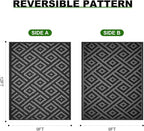 RURALITY Outdoor Rugs 9x12 Feet - Image 2