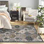 Lahome Moroccan Machine Washable Area Rugs, 4x6 Rug - Image 6