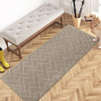 PURRUGS Dirt Trapping Door Mat 24" x 59", Non-Slip Machine Washable Entry Rug by PURRUGS