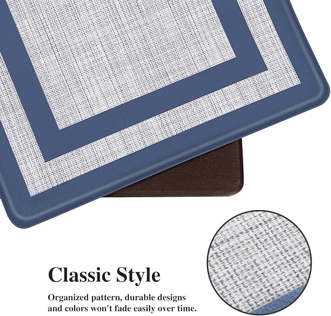 Mattitude Kitchen Mats Set of 2 Cushioned Rugs Anti-Fatigue Mats - Image 3