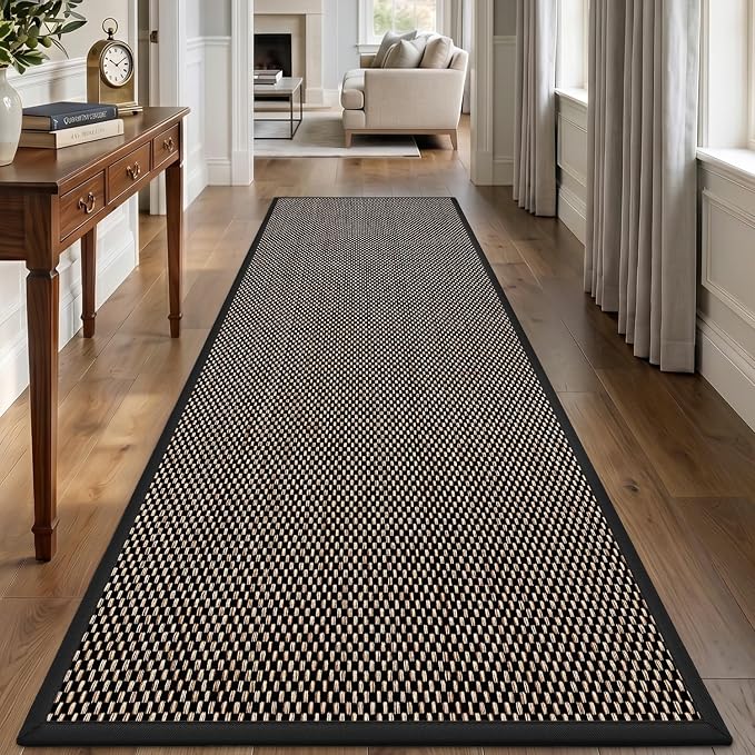 DEX Hallway Runner Rug 2x6, Non Slip Rubber Backing Inside Entryway Carpet by DEXI
