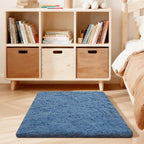 3x5 Rugs for Bedroom, Small Fuzzy Shag Soft Non-Slip Carpet for Kids Girls and by Unknown