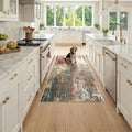 RELEANY Washable Area Rugs 3x6 Non-Slip Modern Abstract Soft by RELEANY