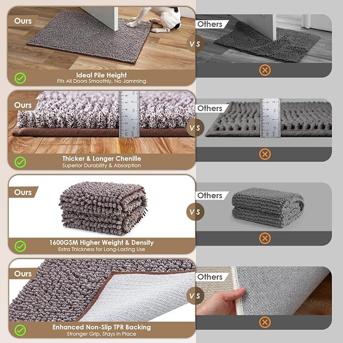 EHEYCIGA Super Absorbent Dog Door Mat - Image 2