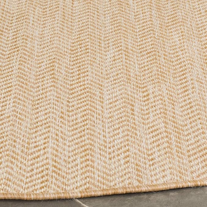 SAFAVIEH Outdoor Round Rug 9' - Image 4